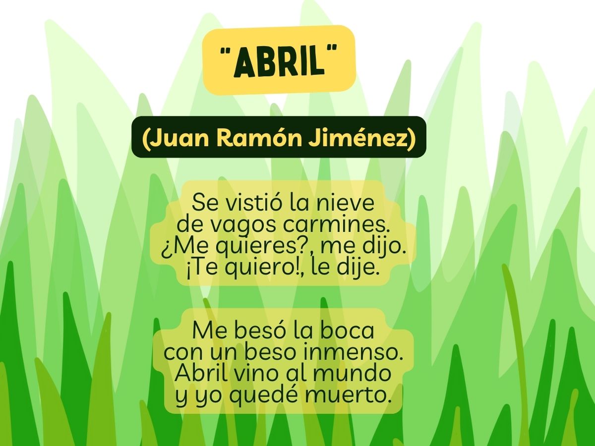 Poesía: Abril