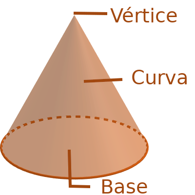 Cono con sus partes