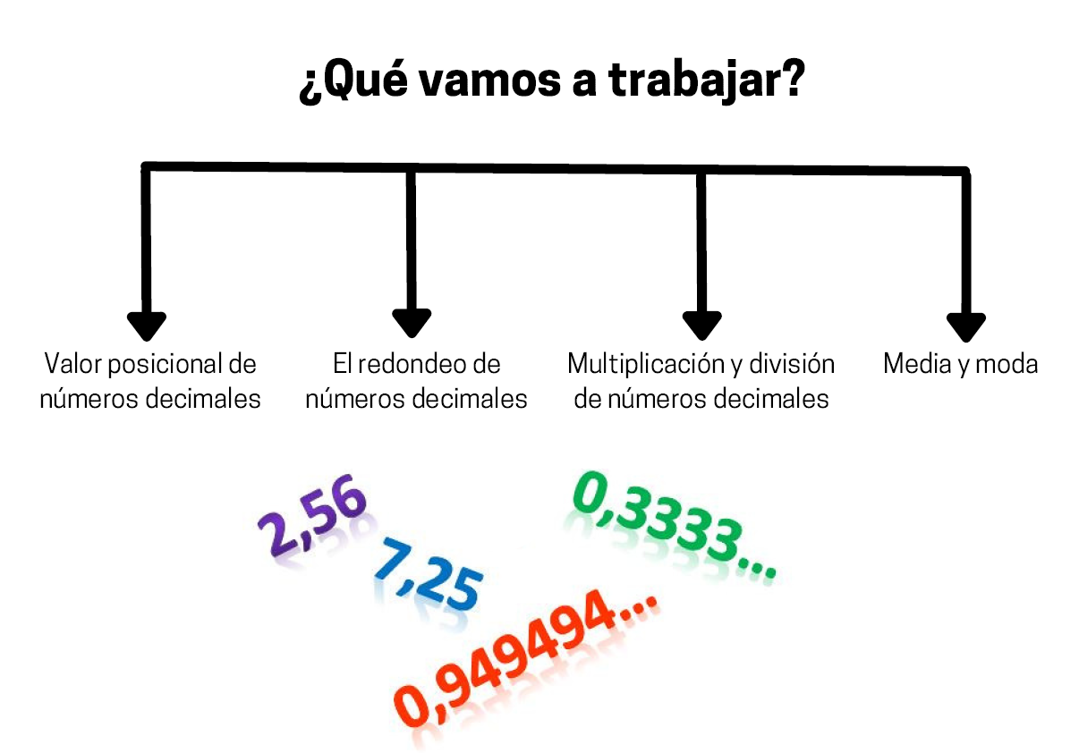 Muestra un esquema sobre lo que vamos a trabajar