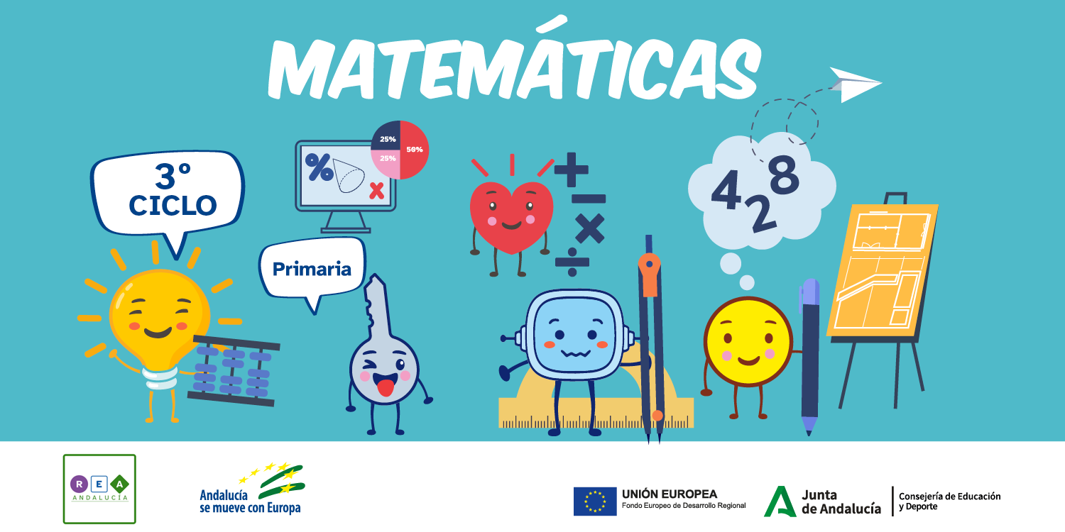 Muestra la portada de tercer ciclo de matemáticas